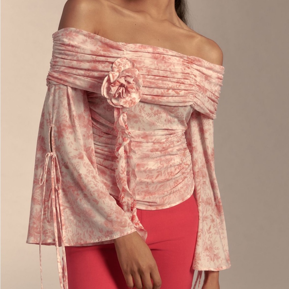NWOT Anthropologie Forever that Girl Mesh Blouse